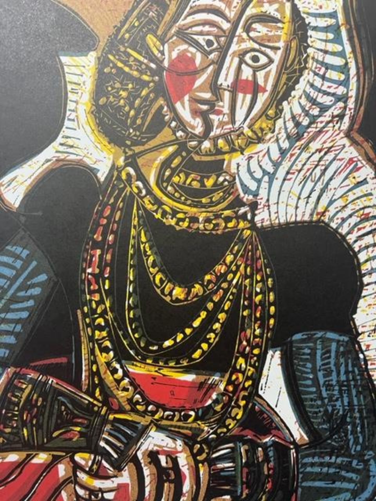 Pablo Picasso "Portrait of a Lady" Print. - Image 6 of 6