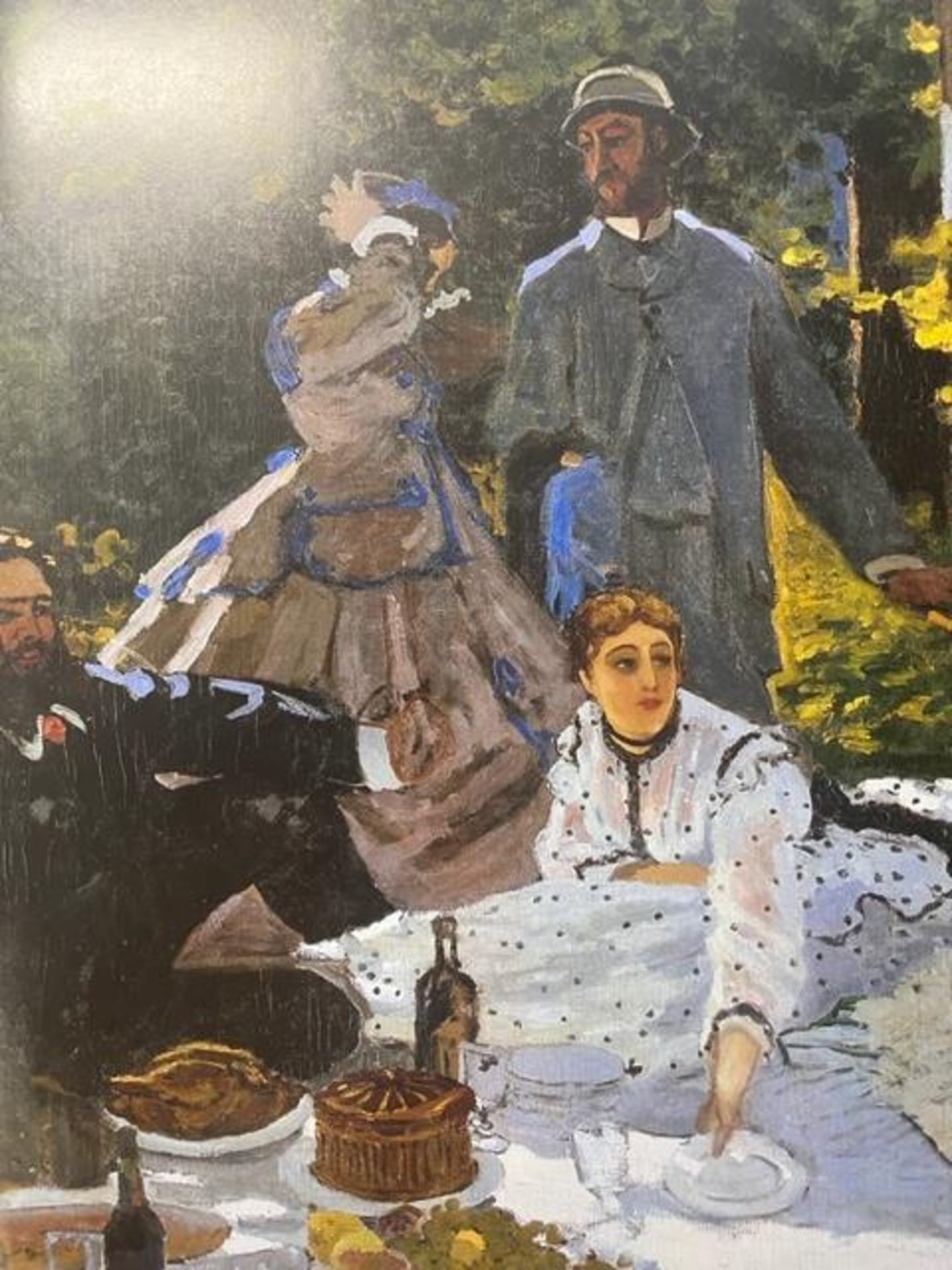 Claude Monet "Luncheon on the Grass" Print. - Image 4 of 6