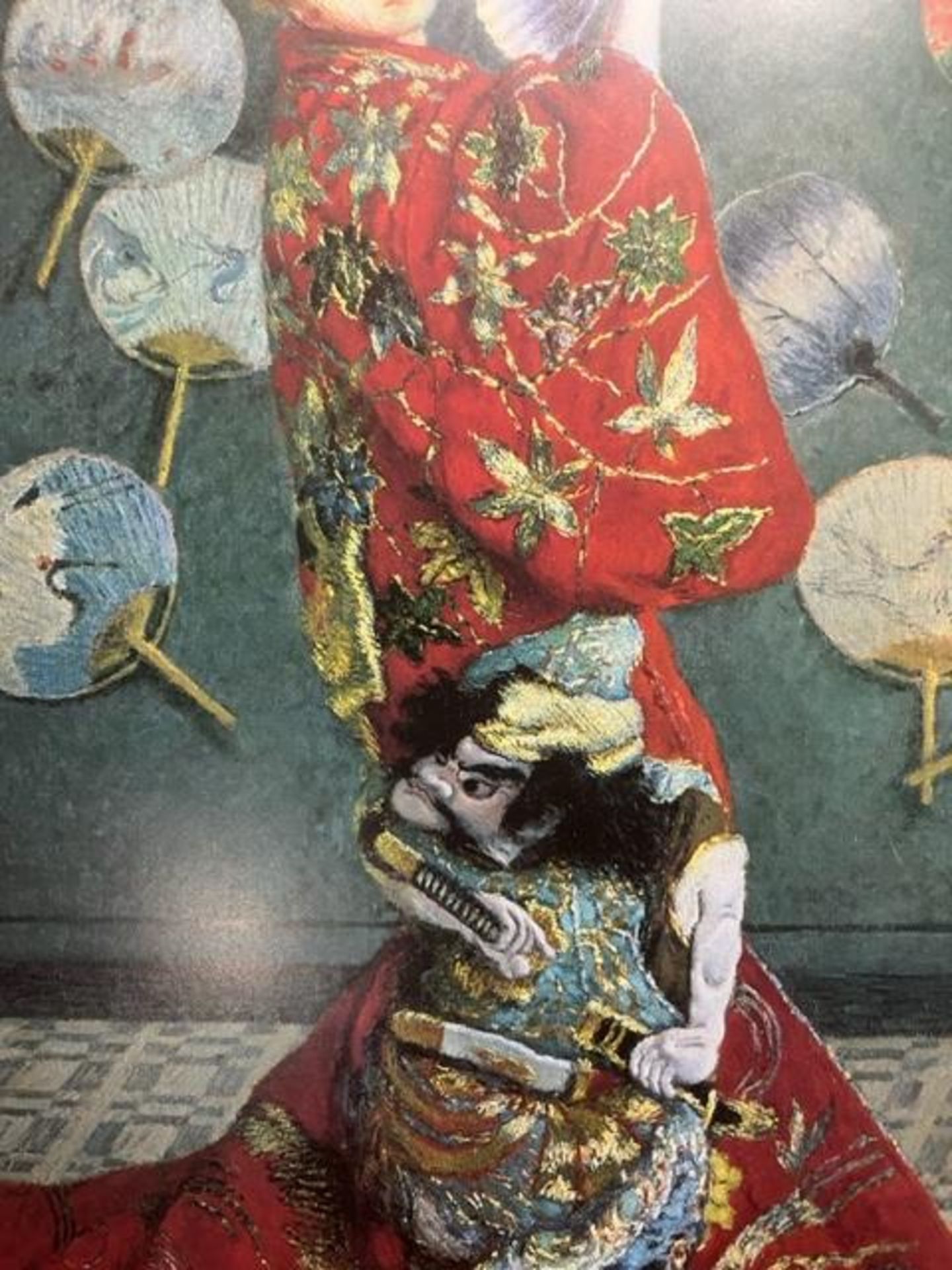 Claude Monet "Camille Monet in Japanese Costume" Print. - Bild 4 aus 6