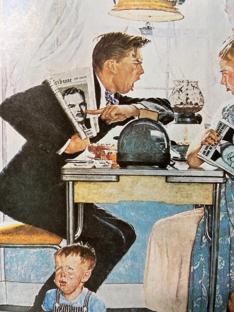 Norman Rockwell "Untitled" Print. - Bild 3 aus 6