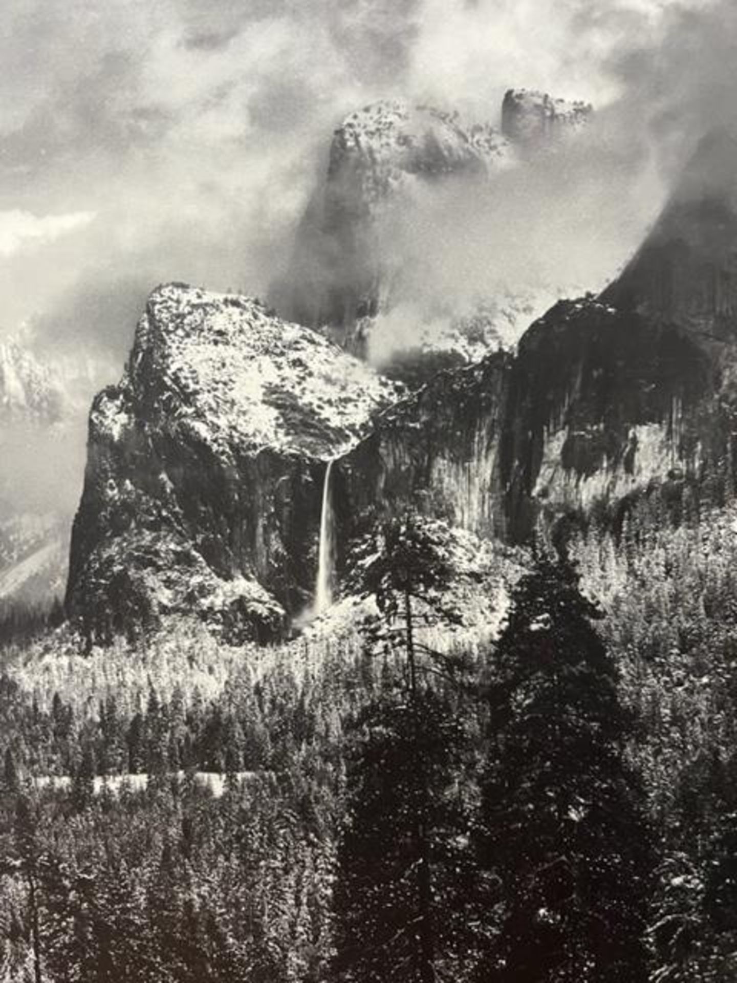 Ansel Adams "Clearing Winter Storm " Print. - Bild 5 aus 6