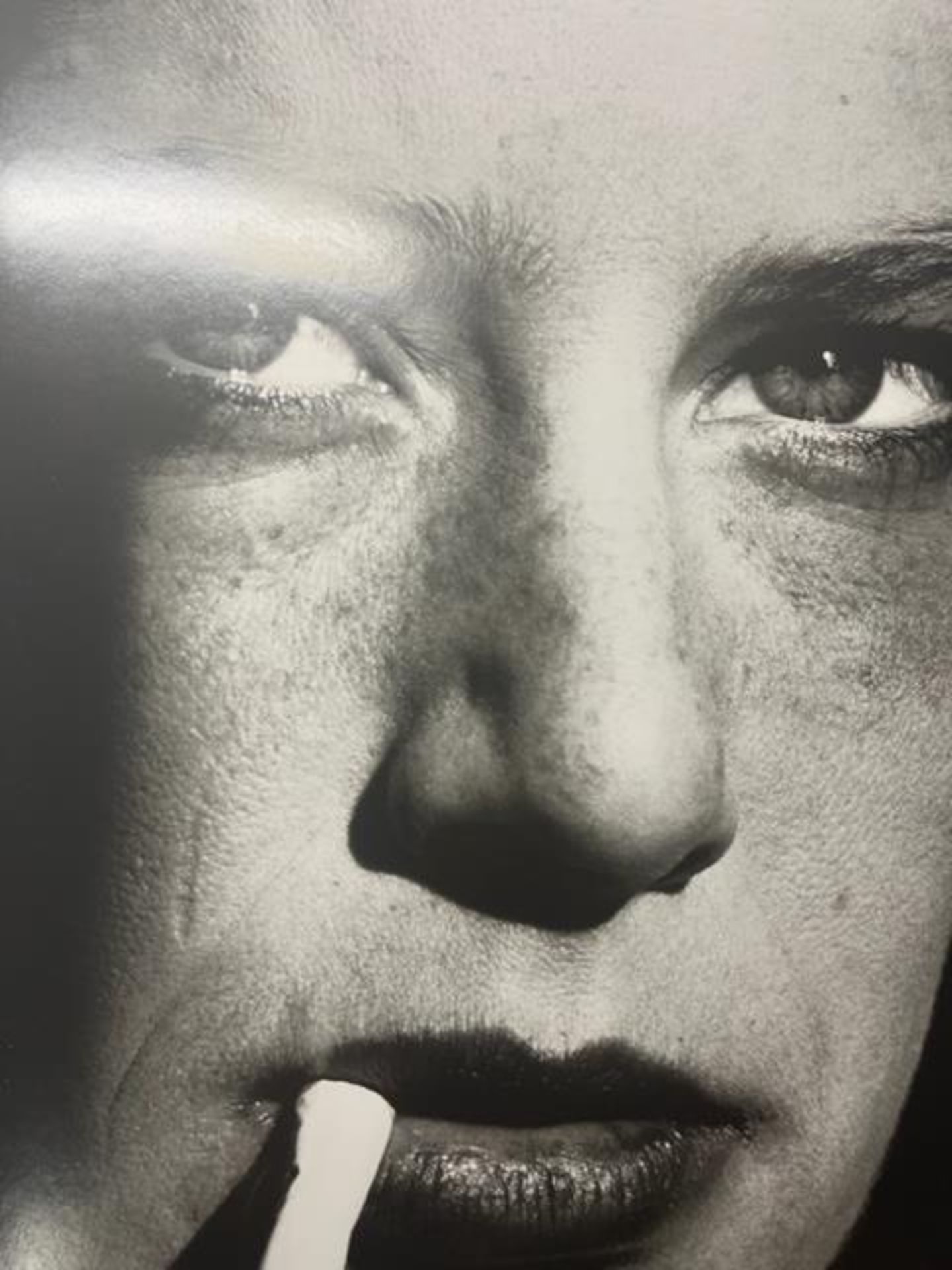 Helmut Newton "Debra Winger" Print.