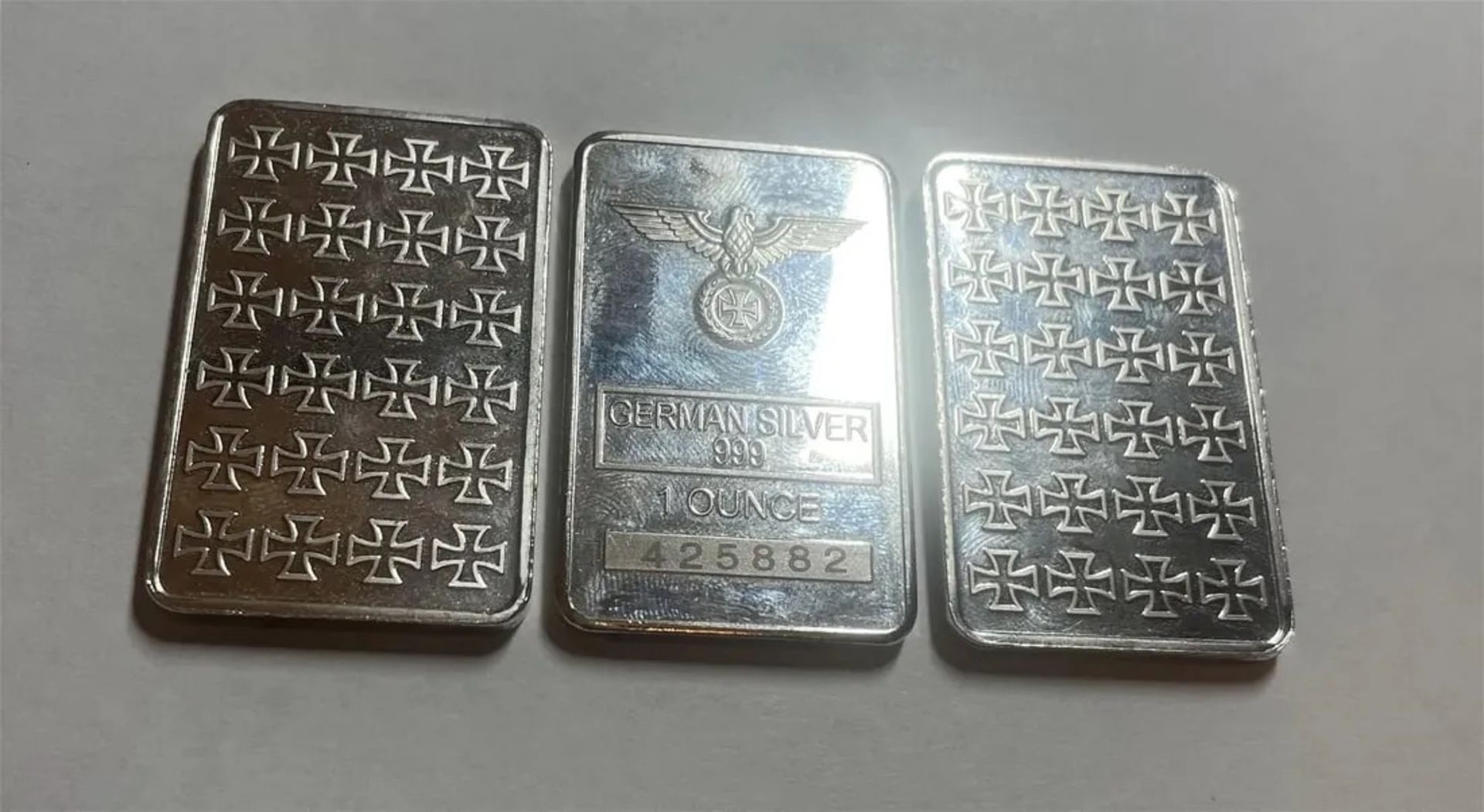 Deutsche Reichsbank Silver Bars (3)