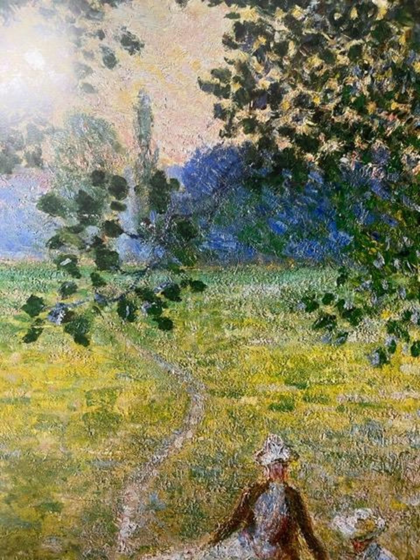 Claude Monet "Evening in the Meadow" Print. - Image 2 of 6