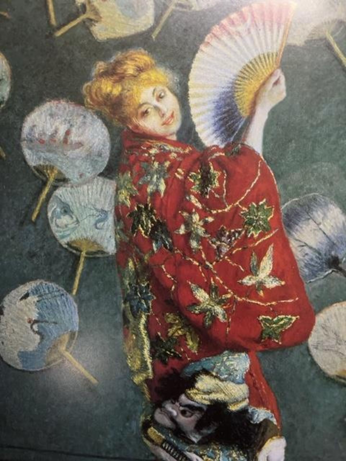 Claude Monet "Camille Monet in Japanese Costume" Print. - Bild 3 aus 6