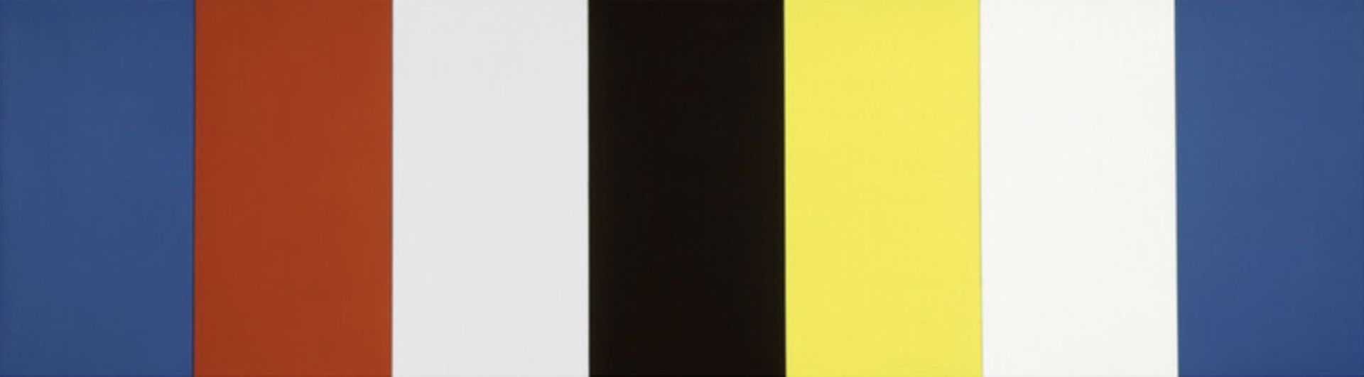 Ellsworth Kelly "Red, Yellow, Blue, White, and Black, 1953" Offset Lithograph