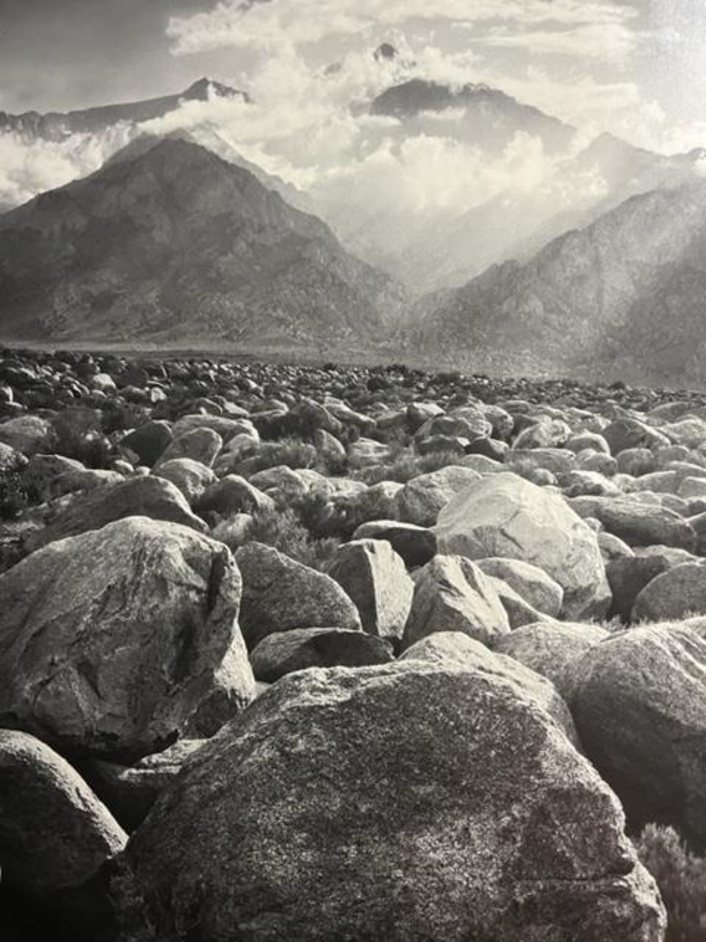 Ansel Adams "Mt. Williamson " Print. - Bild 3 aus 6