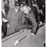 Martin Luther King Jr "Playing Pool, Trickshot" Photo Print