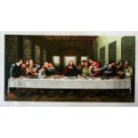 Leonardo da Vinci "The Last Supper, 1495" Oil Painting