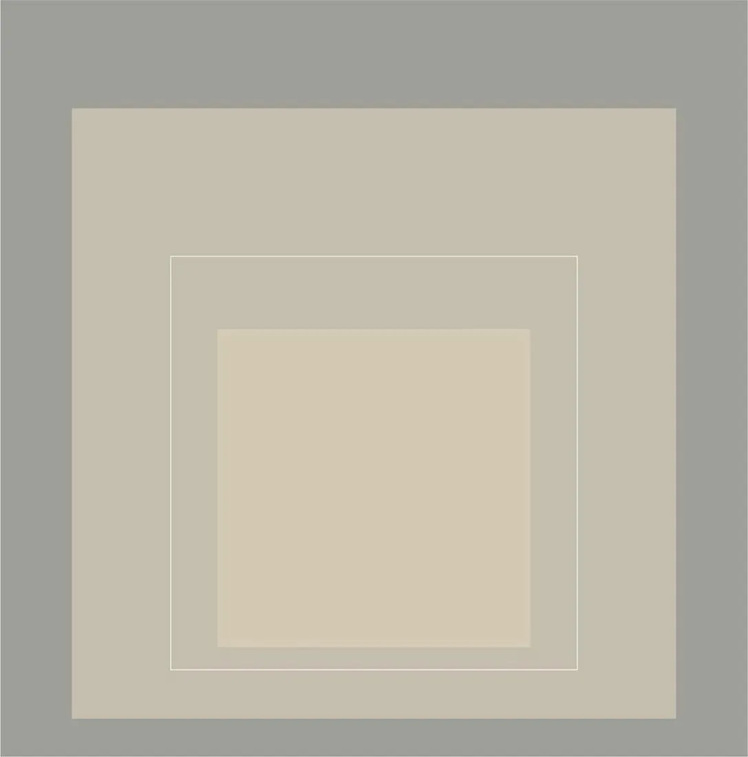 Josef Albers Homage to the Square "Gray" Offset Lithograph