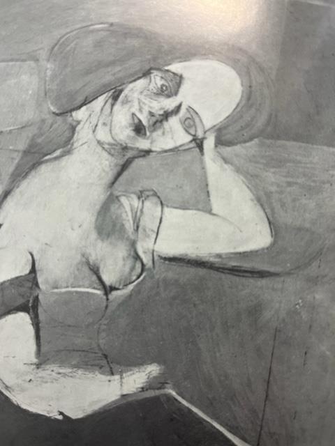 Willem de Kooning "Woman Sitting" Print. - Image 6 of 6