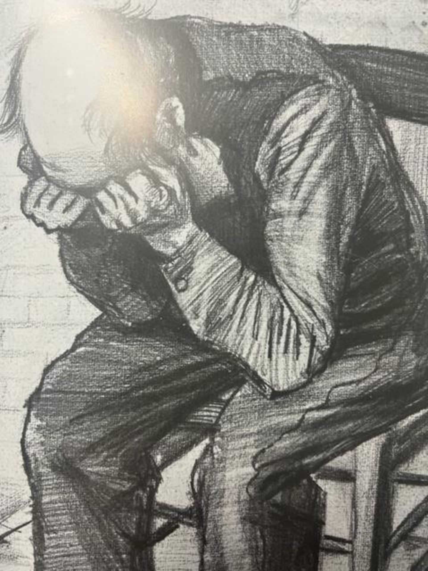 Vincent van Gogh "Old Man in Grief" Print. - Image 3 of 6