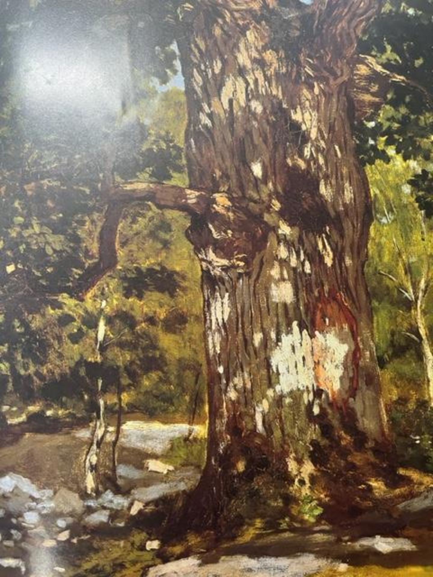 Claude Monet "The Boulder Oak" Print. - Image 4 of 6