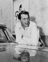 Frank Sinatra "Car Lean" Print