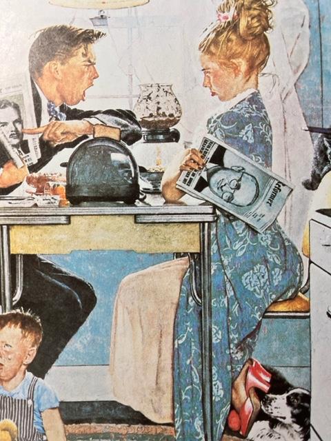 Norman Rockwell "Untitled" Print. - Bild 5 aus 6