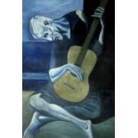 Pablo Picasso "The Old Guitarist, 1903" Painting