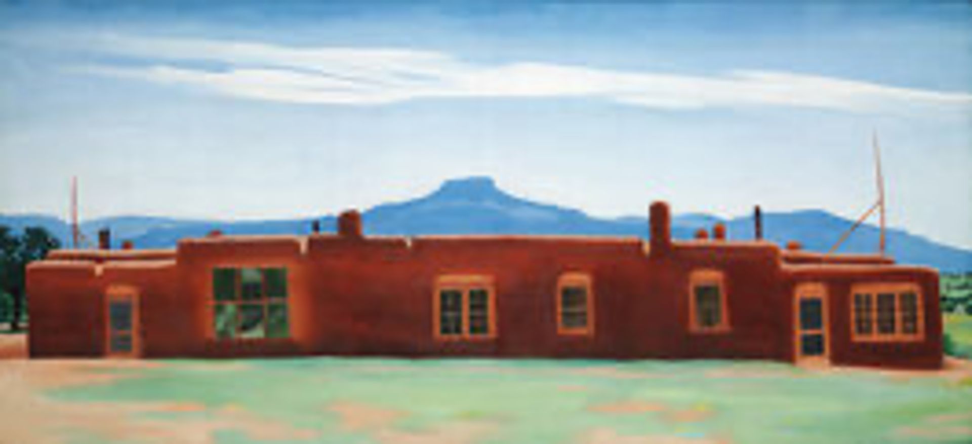 Georgia Okeeffe "The House I Live In" Offset LIthograph - Image 2 of 2