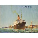 RMS Carinthia, Venice, Travel Poster
