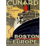 Cunard Travel Poster