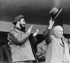 Fidel Castro, Nikita Khrushchev Photo Print