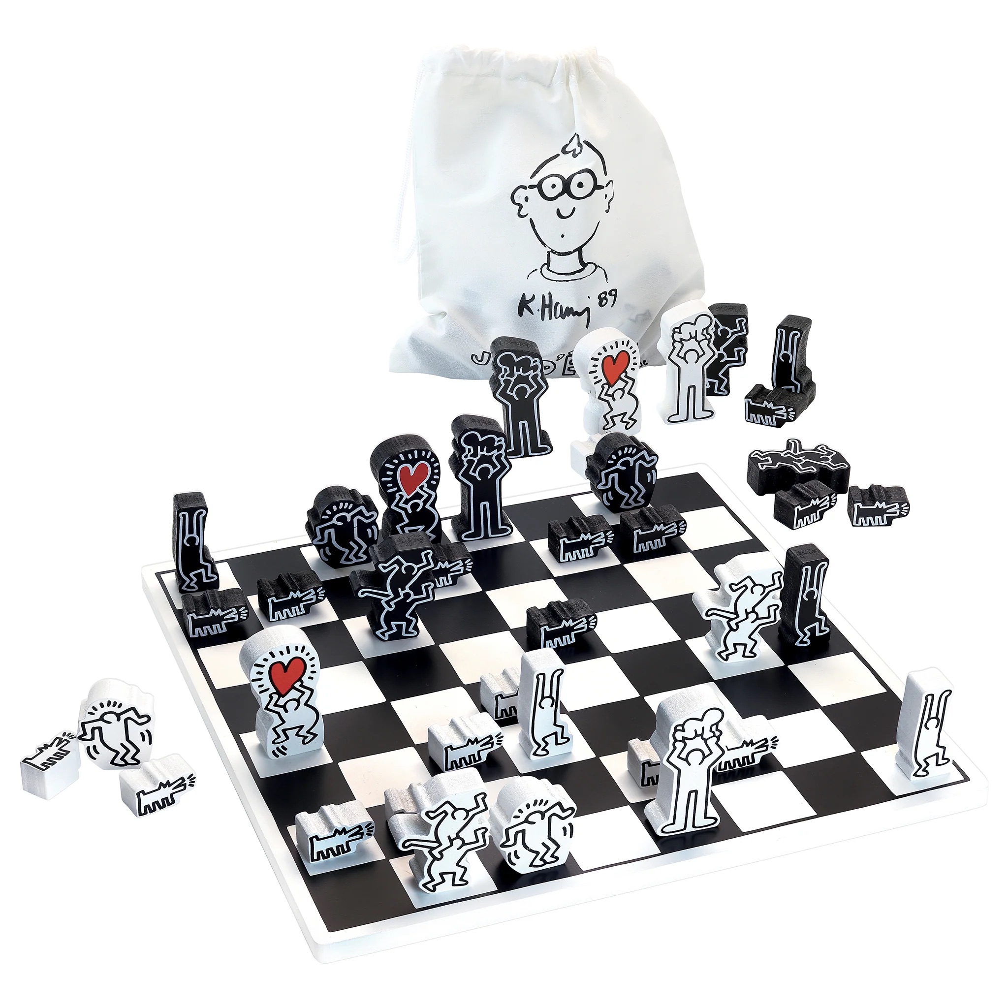 Keith Haring Chess Set - Image 2 of 2