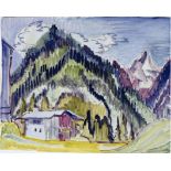 Ernest Ludwig Kirchner "Wilderness Home, 1925" Offset Lithograph