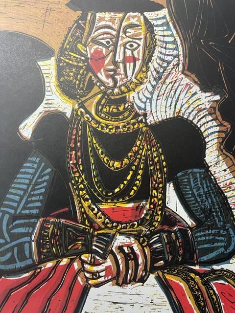 Pablo Picasso "Portrait of a Lady" Print.