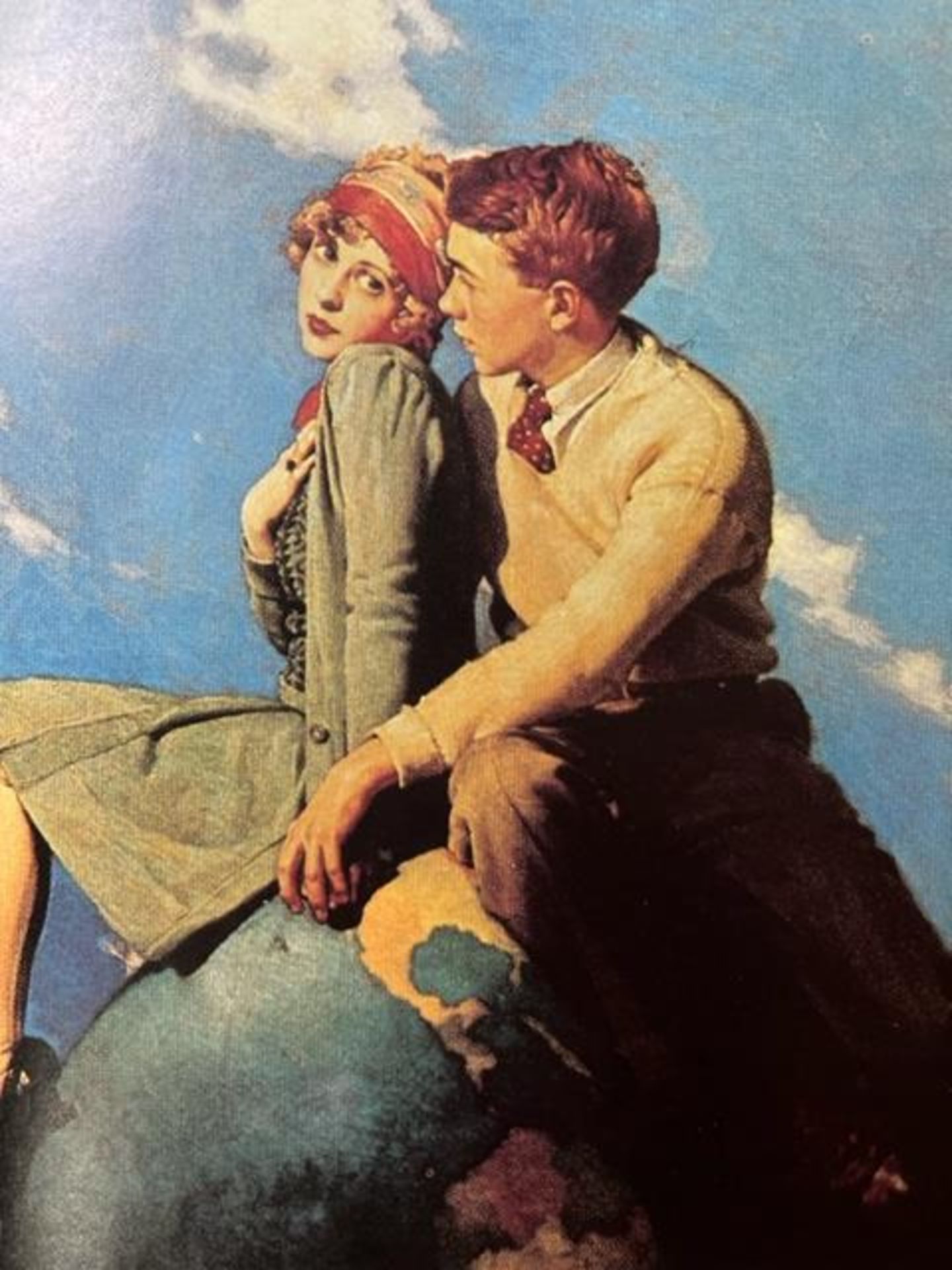 Norman Rockwell "Untitled" Print. - Bild 4 aus 6