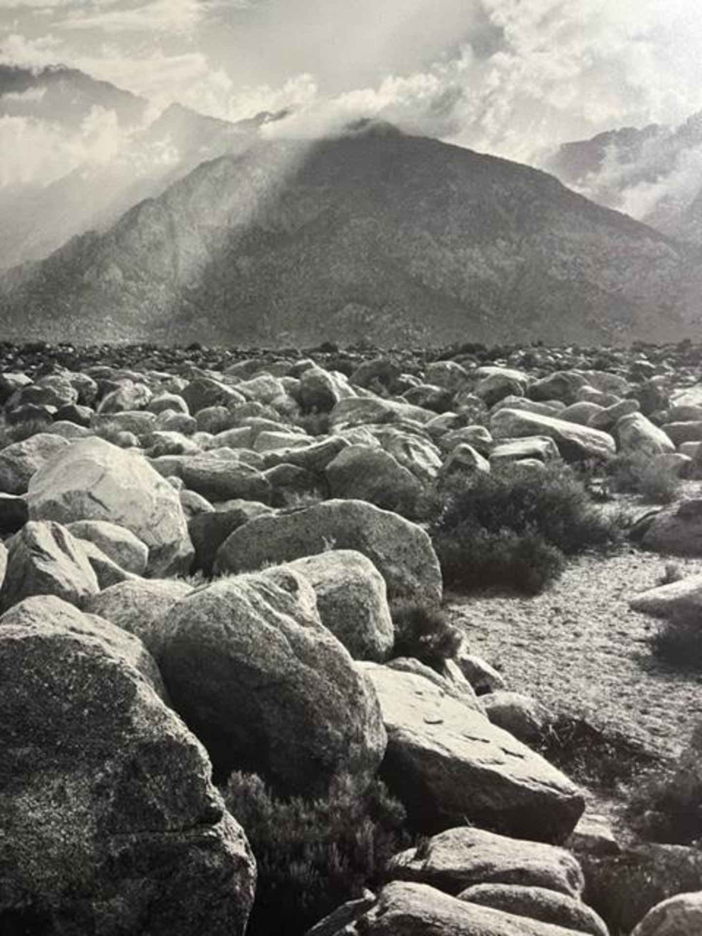 Ansel Adams "Mt. Williamson " Print. - Bild 2 aus 6