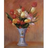 Pierre Auguste Renoir "Tulips, 1909" Painting