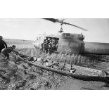 Vietnam War "Huey, Wounded Vietnamese Soldier" Photo Print
