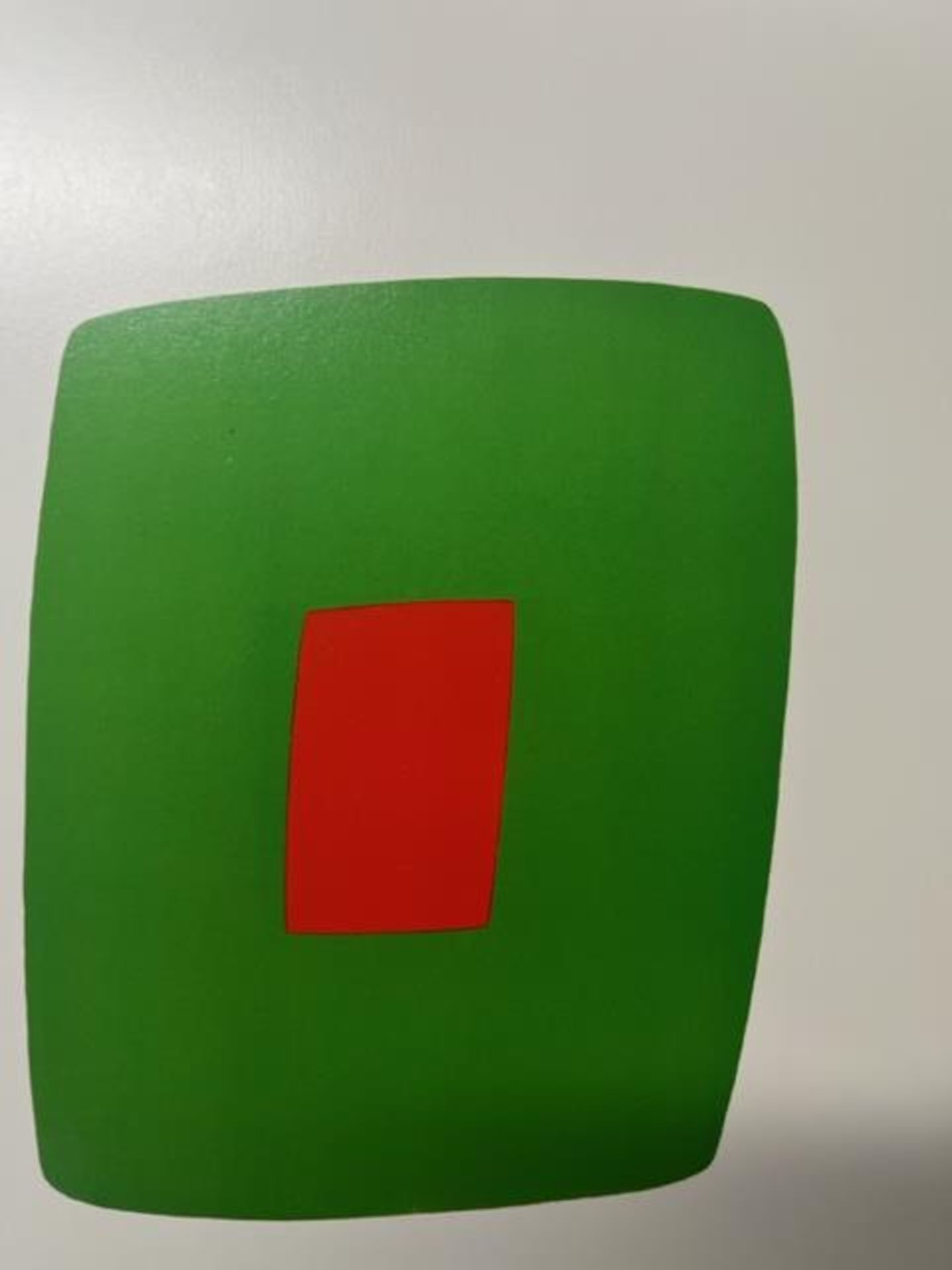 Ellsworth Kelly "Green with Red" Print. - Bild 2 aus 6