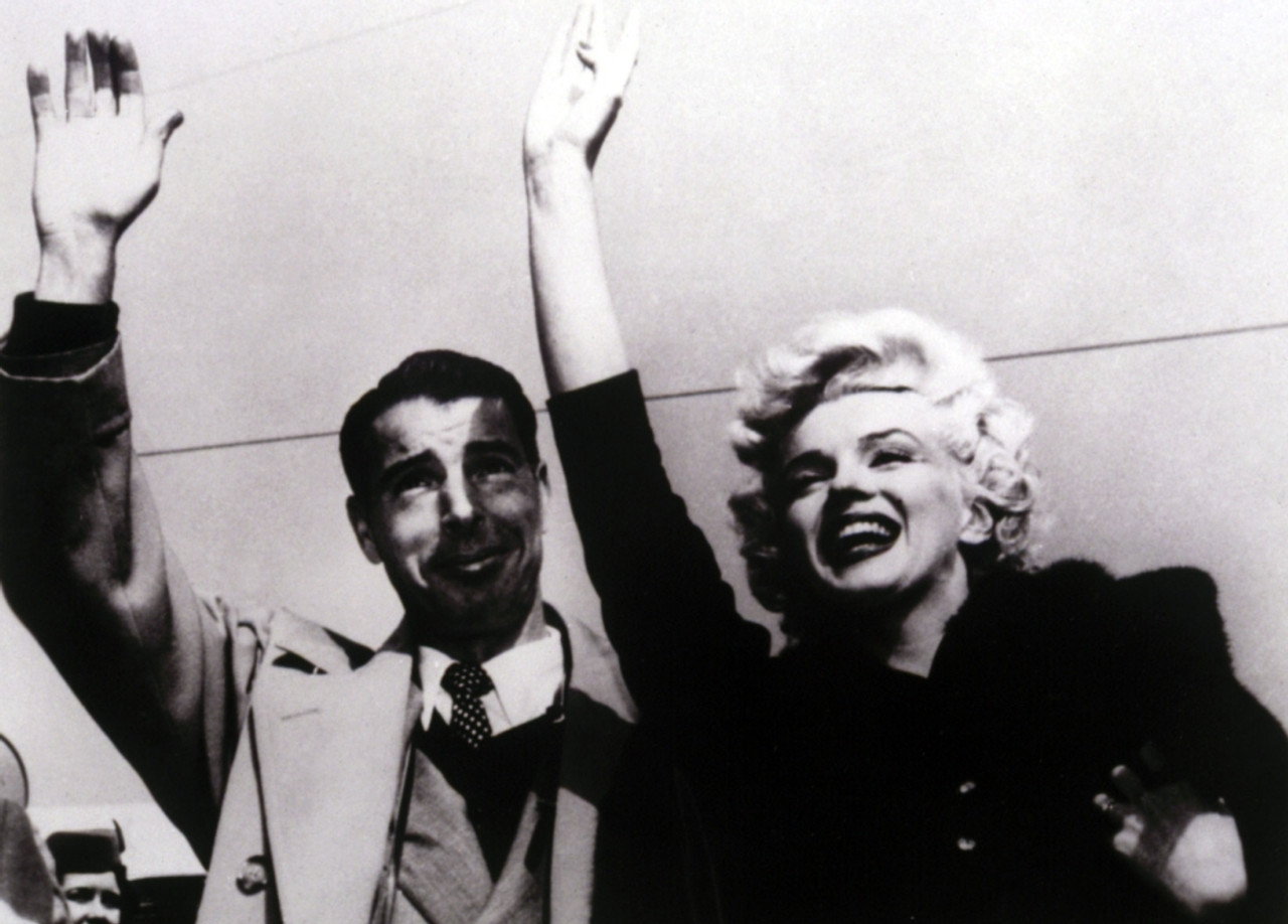 Joe Dimaggio with Marilyn Monroe Print