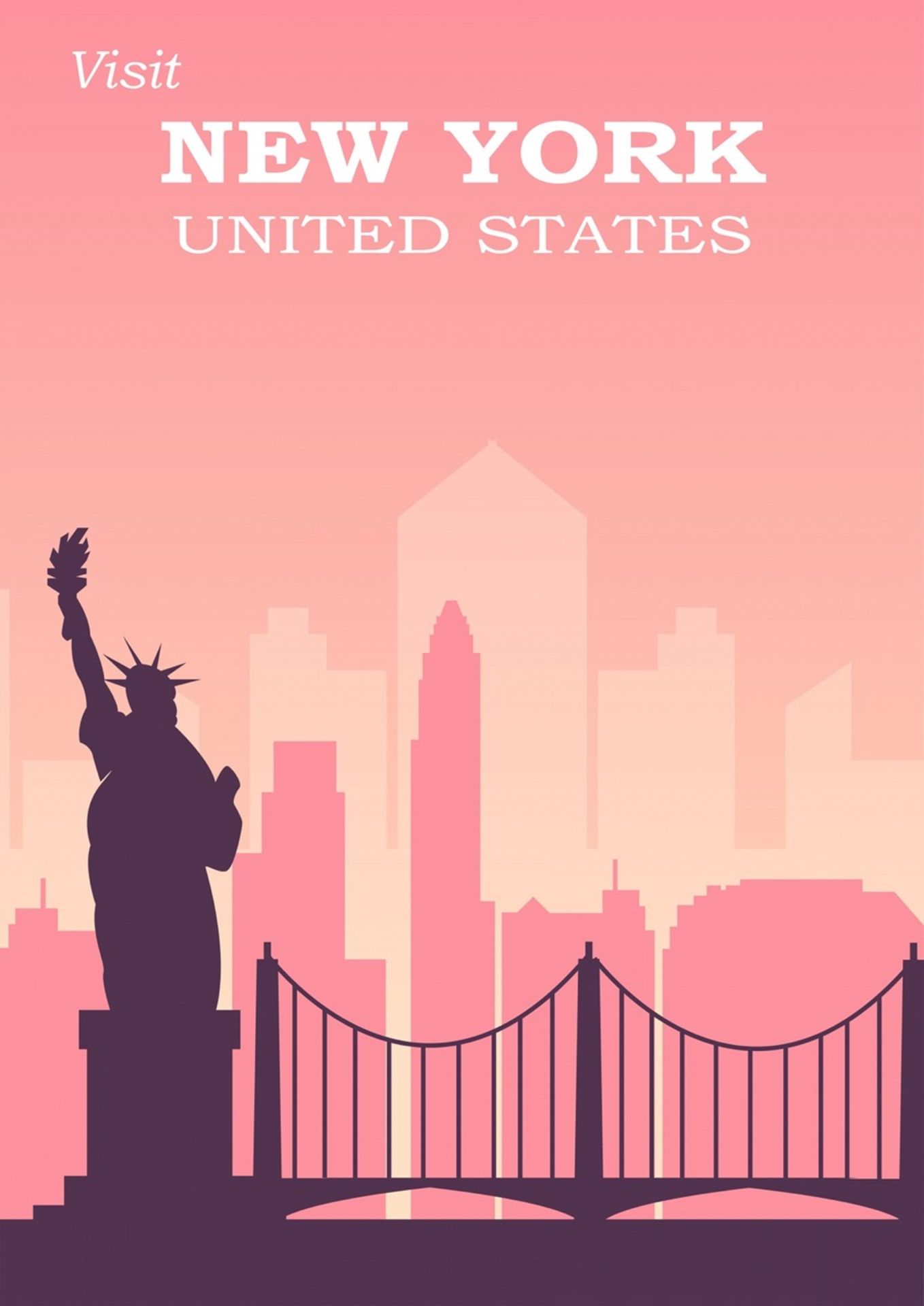 New York City Travel Poster