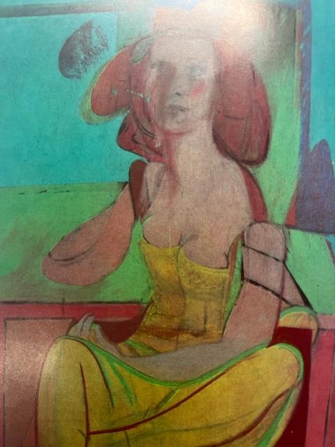 Willem de Kooning "Seated Woman" Print. - Image 5 of 6