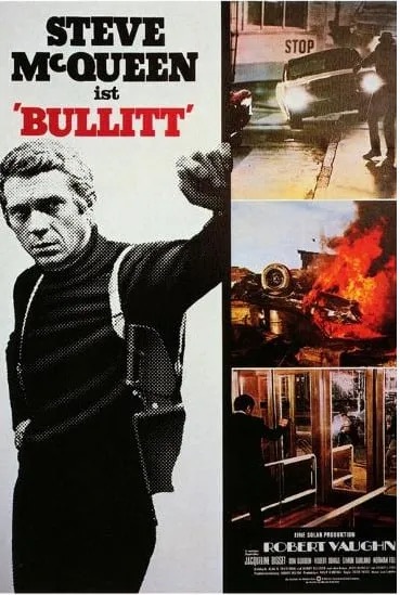 Steve McQueen "Bullitt, 1968" Poster