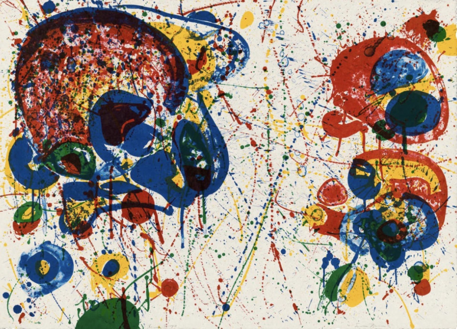 Sam Francis "Untitled, 1963" Print