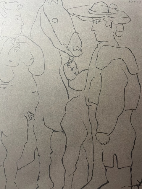 Pablo Picasso "Picador, Woman, Horse" Print.