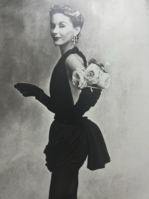 Irving Penn "Woman with Roses" Print. - Image 2 of 6