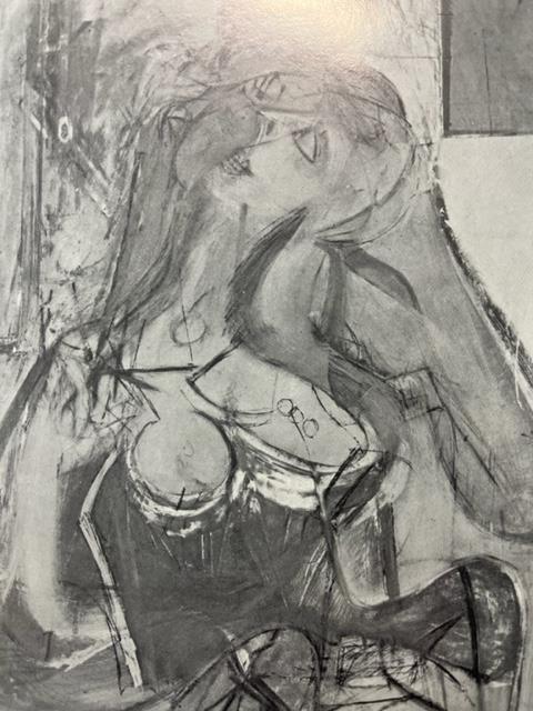 Willem de Kooning "Pink Lady" Print. - Image 4 of 6