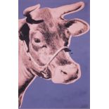 Andy Warhol "Cow, 1976, Purple" Offset Lithograph