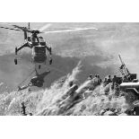 Vietnam War "Helicopter Transporting a Howitzer" Photo Print