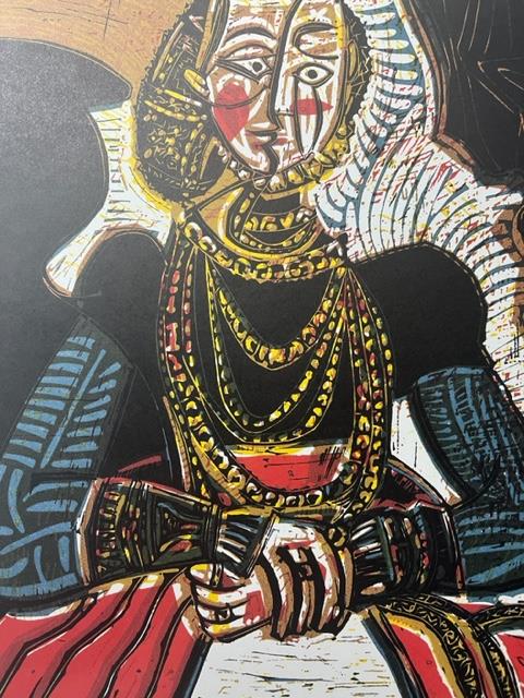 Pablo Picasso "Portrait of a Lady" Print. - Bild 4 aus 6