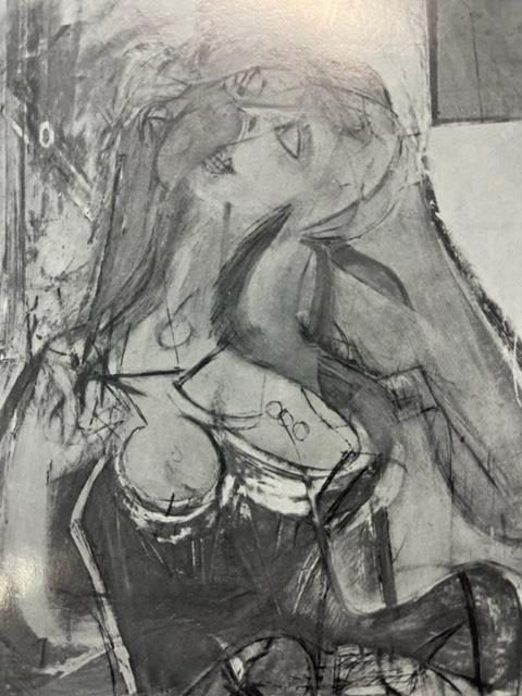 Willem de Kooning "Pink Lady" Print. - Image 5 of 6