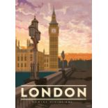 London, United Kingdom Travel Poster