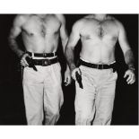 Weegee "Two Police Officers, Hudson River, New York, 1941" Print