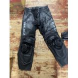 A pair of wolf motorcycle trousers