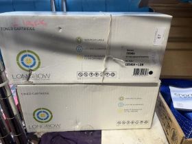 Two new boxed toner cartridges