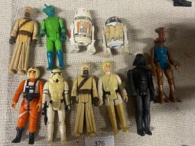 A selection of 1977/78 Star Wars figures