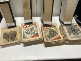 A large job lot of The War illustrated magazines